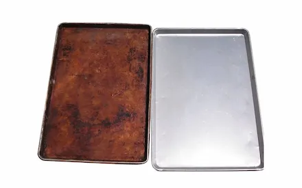 pan glo before after sheet pans